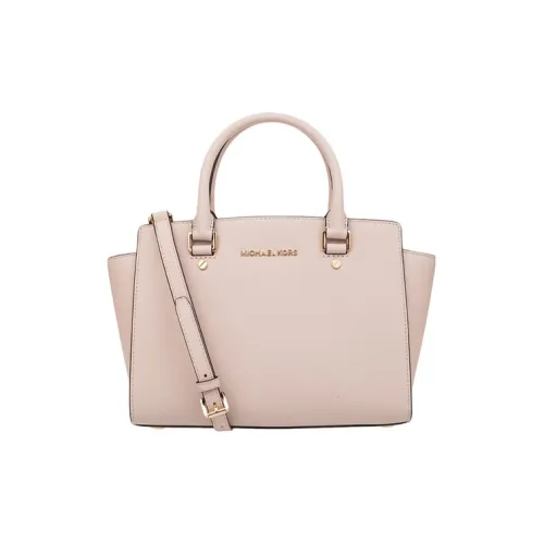 MICHAEL KORS MICHAEL KORS Коллекция сумок Selma Коровья кожа Плечевая сумка Средняя Женская Нежно-розовая