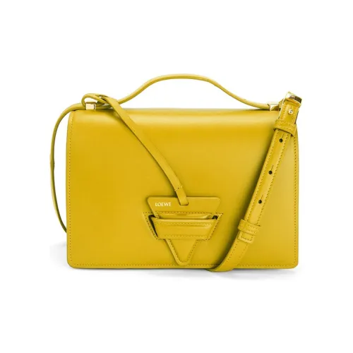 LOEWE Barcelona Шелковая Телячья Кожа Сумка Сумка через плечо Сумка через плечо Женская Охра