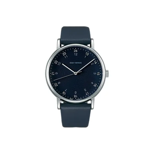 ISSEY MIYAKE Кварцевый механизм Мужские часы 39 мм Синий