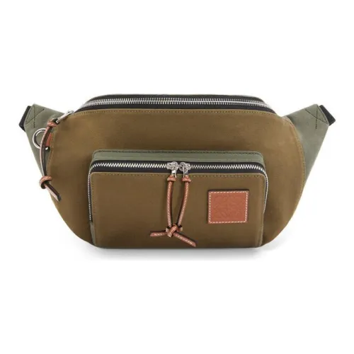 LOEWE Canvas Tote Bag Мужская Хаки Зеленая