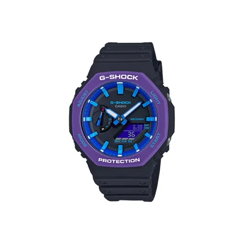 CASIO г Shock Collection Кварцевый механизм Смола Ремень Часы Мужские Многоцветный Циферблат GA 2100THS 1A
