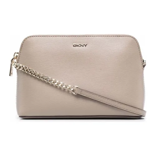 DKNY Кожа Сумка через плечо Женская Коричневая
