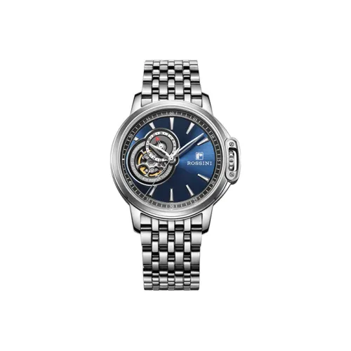 ROSSINI Medallion Collection Автоматический Механический Механизм Ремешок из Нержавеющей Стали Часы Мужские Часы