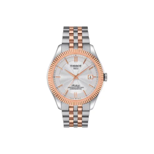 TISSOT Автоматический Механический Механизм Мужские Часы 39мм*9,6мм Серебряный
