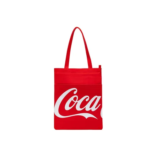 COCA COLA Холщовая сумка-тоут сумка для покупок холщовая сумка сумка через плечо унисекс красный белый