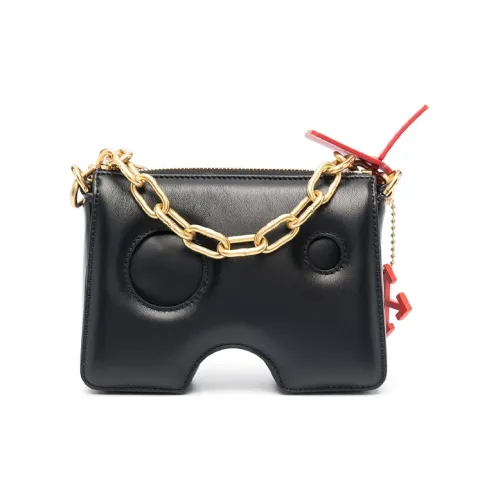 OFF Белый Burrow Кожа Сумка Унисекс Черный