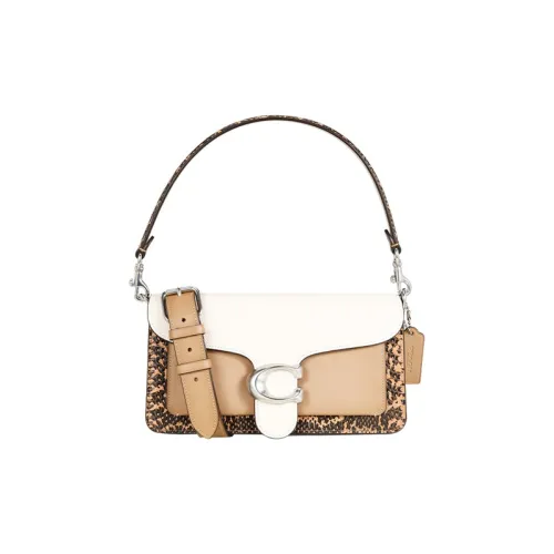 COACH Tabby Кожа GOD OF Вино Сумка Сумка на плечо Портативная Сумка через плечо Женская Розовая Белая и Коричневая Многоцветная