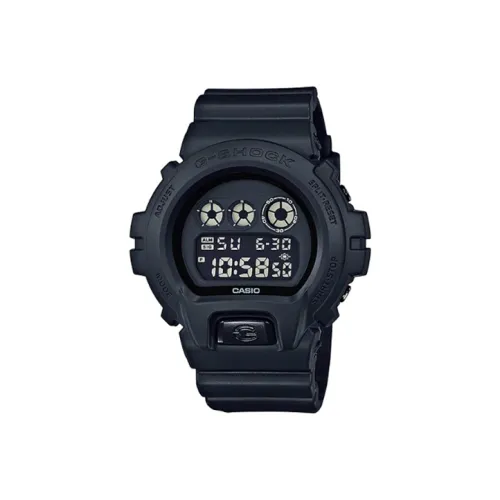 CASIO G Shock Collection Кварцевый механизм Смола Ремешок Часы Мужские Черный Циферблат DW 6900BB 1