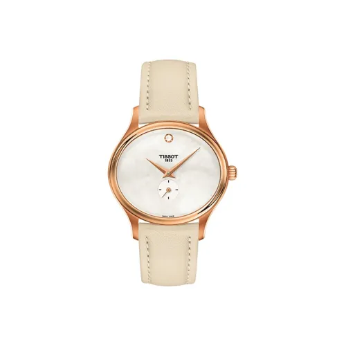Tissot Quartz Movement Женские Precise Time Series Часы 31,4 мм Жемчужная раковина Цвет