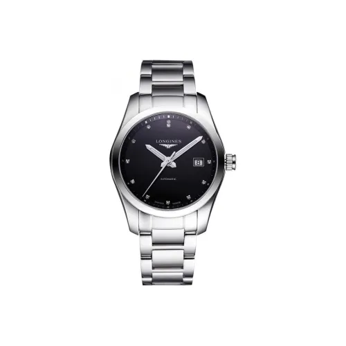 LONGINES Автоматический Механический Механизм Мужские Часы Conquest Classic Collection 40 мм Черные