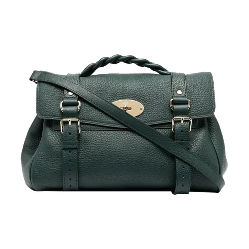 Mulberry Alexa Кожа Сумка Стандартная Женская Зеленая