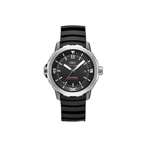 IWC Ocean Time Series Автоматический Механический Часы Мужские 42 мм Черный Циферблат Титан Корпус Часов