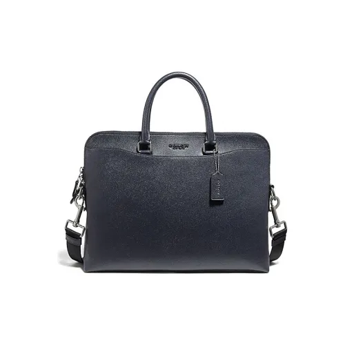 COACH Beckett Кожа Одно Плечо Сумка Мужская Синий Черный