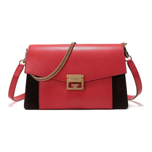 Givenchy Кожа Сумка Сумка через плечо Женская Красная и Коричневая