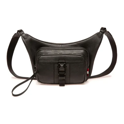 BALLY Сумка через плечо из коровьей кожи Мужская Черная