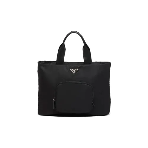 PRADA Нейлоновая сумка-тоут сумка для покупок женская черная