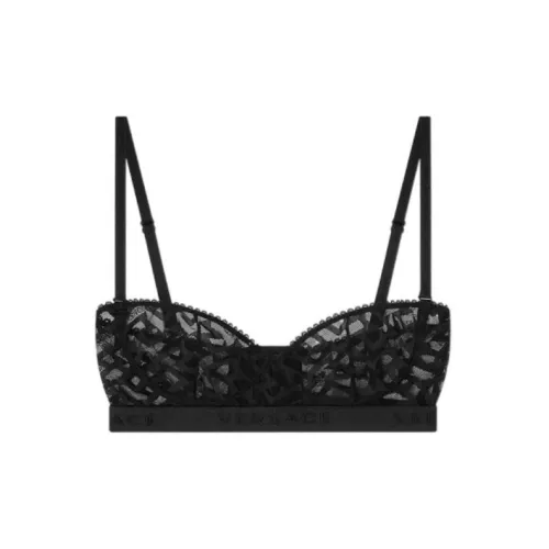 VERSACE La Greca Черный Женские Бюстгальтеры