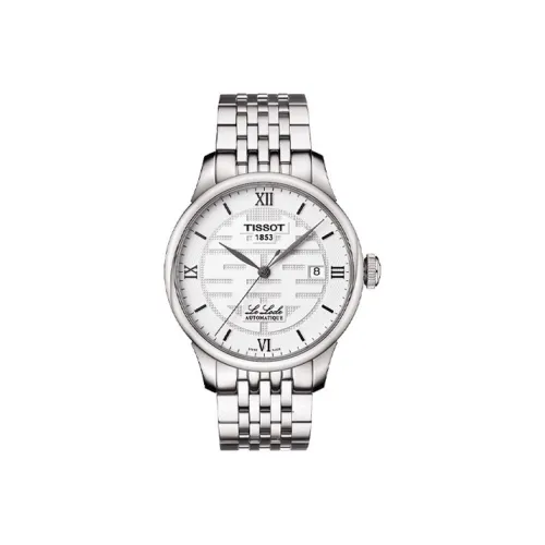 Tissot Le Locle Collection Автоматический Механический Механизм Мужские Часы Часы 39,3 мм Белый Циферблат