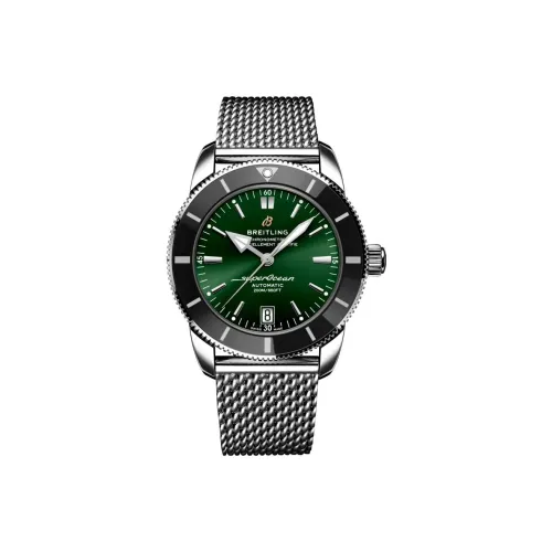 Breitling Автоматический Механический Movement Унисекс Часы Super Ocean Culture Collection 42 мм Зеленые