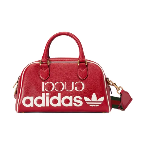 GUCCI X ADIDAS Collaboration Кожа Сумка через плечо Мини Мужская Красная