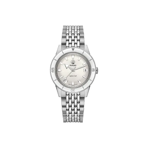 RADO Автоматический Механический Movement Женские Captain Cook Collection Часы 37mm*11,1mm Серебряные