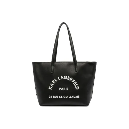 KARL LAGERFELD Кожа Плечевая сумка Унисекс Черная