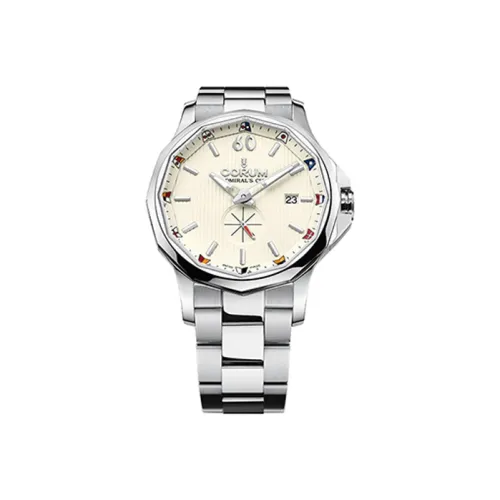 Corum ADMIRAL Collection Автоматический Механический Механизм Мужские Часы Часы 42 мм Белый Циферблат