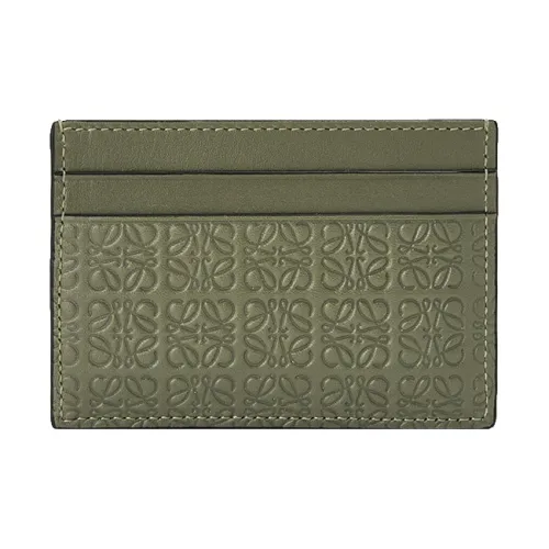 LOEWE Телячья кожа Держатель для карт Держатель для карт Женский Авокадо-зеленый