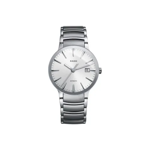 RADO Crystal Collection Автоматический Механический Механизм Мужские Часы Часы 38 мм Белый Циферблат