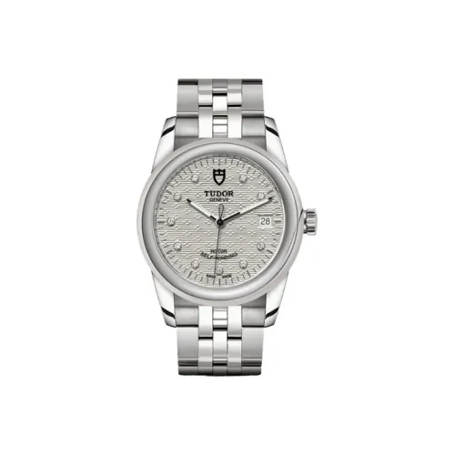 TUDOR Автоматический Механический Часы Мужские 36 мм Белый Циферблат Стальной Корпус Часы Стальной Ремешок
