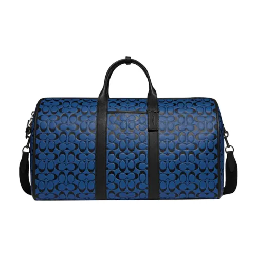 COACH Gotham Коровья кожа Сумка Сумка через плечо Сумка через плечо Большая Мужская Черная и Темно-синяя