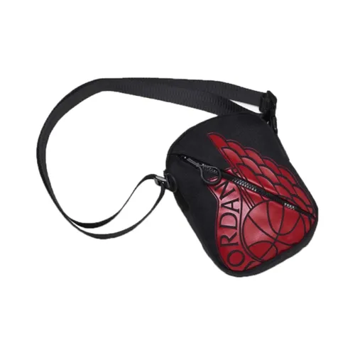 Джордан Полиэстер Плечо Сумка Чехол для телефона Сумка через плечо Стандартная Унисекс Черный Красный