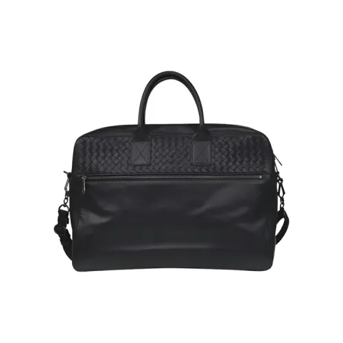 Bottega Veneta Телячья кожа Доска для ноутбука Ручная сумка Сумка через плечо Мужская Черная