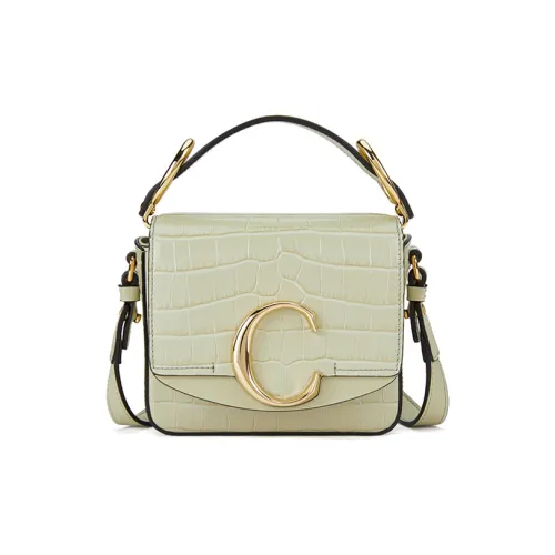Chloe Сумка через плечо из крокодила с узором сумка на плечо мини-сумка женская светло-зеленая