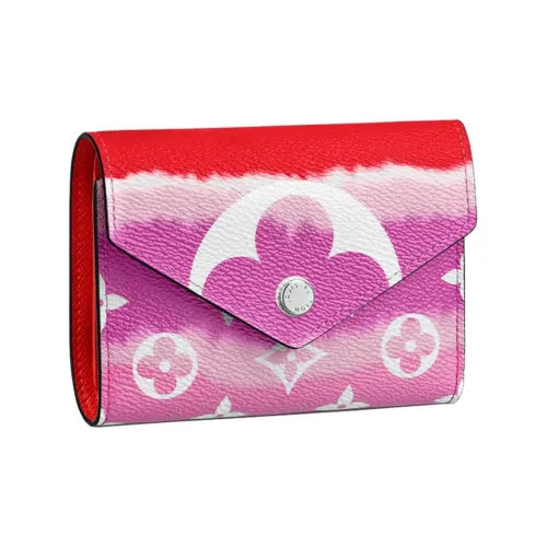 LOUIS VUITTON Холст Кошелек Женский Рубиновый Красный