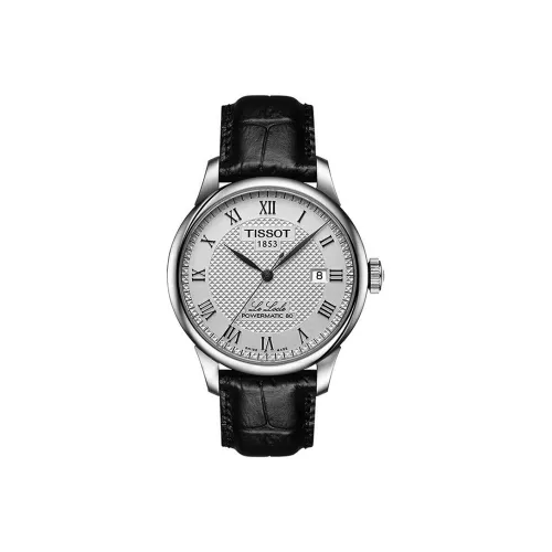 TISSOT Автоматический Механический Механизм Мужские Часы Le Locle Collection 39,3 мм Серебряные