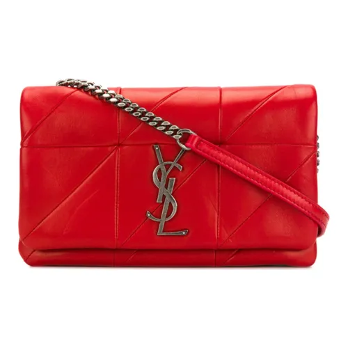 SAINT LAURENT Коровья кожа Сумка через плечо Стандартная Женская Красная