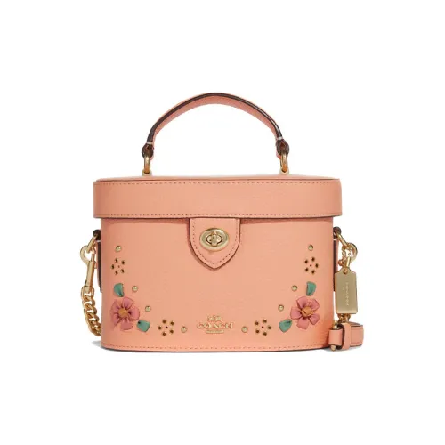 COACH Kay Кожа Маленькая Квадратная Сумка Коробка Сумка Сумка через плечо Маленькая Женская Хаки