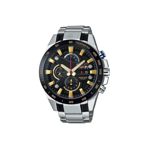 CASIO EDIFICE Collection Кварцевый механизм нержавеющая сталь ремешок часы для мужчин черный циферблат EFR 540RB 1A