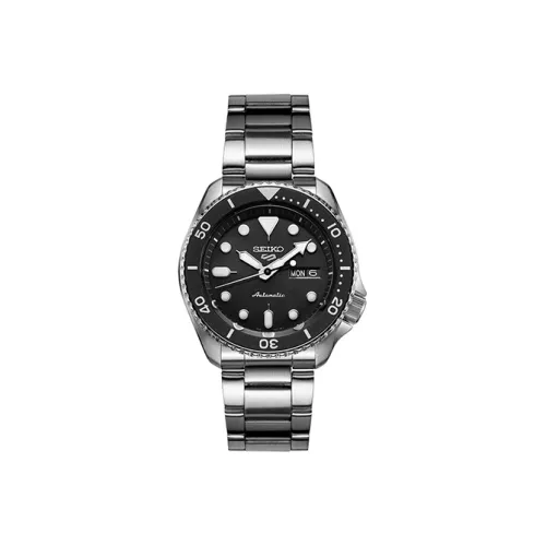 SEIKO Механический механизм Мужские часы Classic cans 43 мм Черный