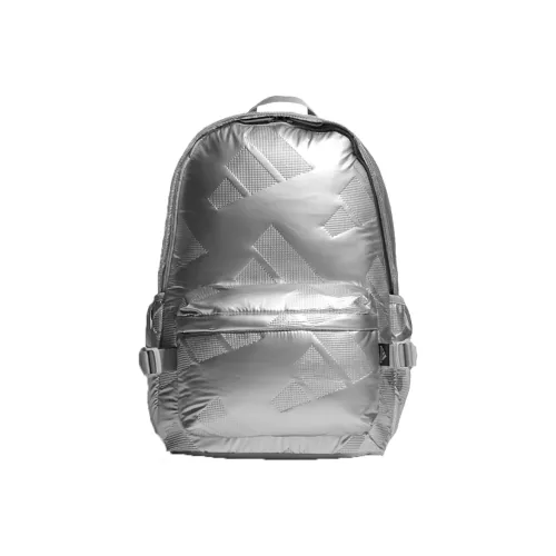 Adidas Polyester Спортивная Сумка Тренировочная Сумка Повседневная Сумка Рюкзак Стандартный Унисекс Серебряный