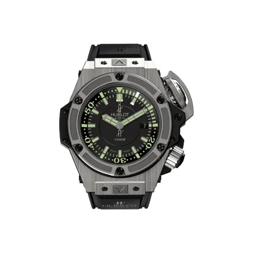 HUBLOT Автоматический Механический Механизм Мужские Часы KING POWER 48 мм Черные