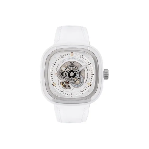 SEVENFRIDAY Автоматический Механический Movement Унисекс Часы 47,6мм*47мм*15мм Белый