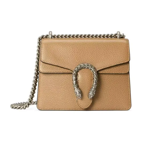 GUCCI Dionysus Кожа GOD OF Вино Сумка с цепочкой Сумка через плечо Мини Женские Коричневый