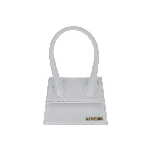 Jacquemus Кожа Портативный Crossbody Сумка через плечо Женская Белая