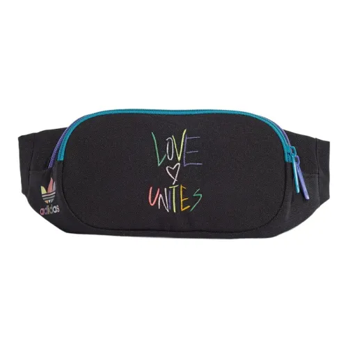 Adidas Originals Полиэстер Sling Сумка Сумка через плечо Бананка Обычный Унисекс Черный