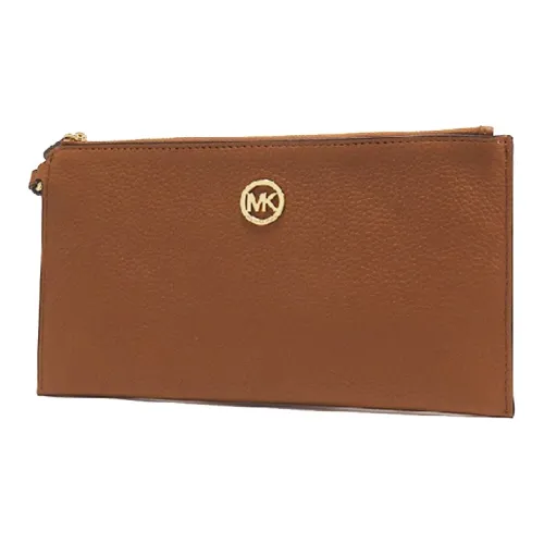 MICHAEL KORS Fulton Кожа Клатч Большой Женский Коричневый