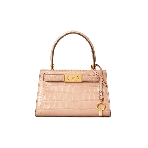 TORY BURCH Lee Radziwill Кожа Сумка через плечо Сумка Мини Женская Телесно-розовая