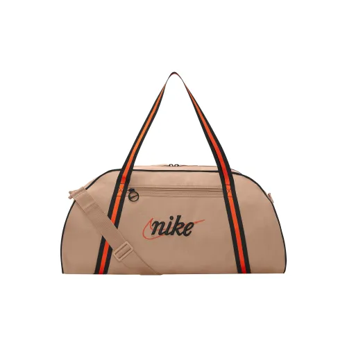 nike Ткань Путешественная Сумка Одно Плечо Портативная Тренировочная Сумка Gym Унисекс Лен Жёлтый