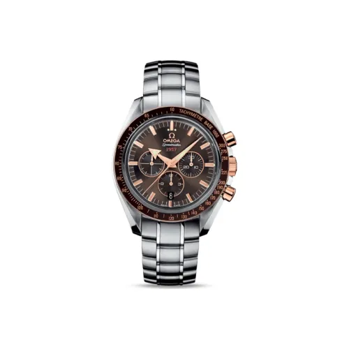 OMEGA Автоматический Механический Часы Мужские Кофейный